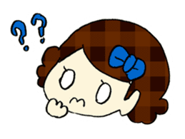 Ribbon-chan! Full stamp (sticker style) sticker #54902