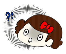 Ribbon-chan! Full stamp (sticker style) sticker #54903