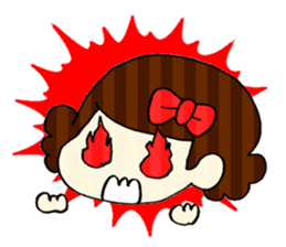 Ribbon-chan! Full stamp (sticker style) sticker #54905