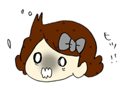 Ribbon-chan! Full stamp (sticker style) sticker #54906