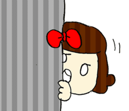 Ribbon-chan! Full stamp (sticker style) sticker #54913