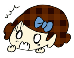 Ribbon-chan! Full stamp (sticker style) sticker #54914