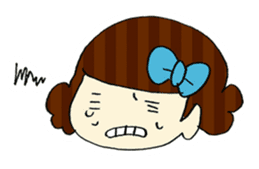 Ribbon-chan! Full stamp (sticker style) sticker #54919