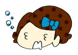 Ribbon-chan! Full stamp (sticker style) sticker #54925
