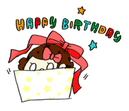 Ribbon-chan! Full stamp (sticker style) sticker #54926