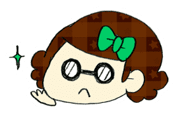 Ribbon-chan! Full stamp (sticker style) sticker #54928