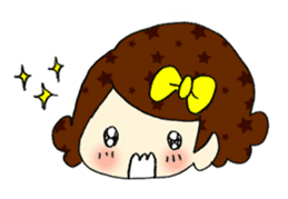Ribbon-chan! Full stamp (sticker style) sticker #54931