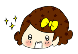 Ribbon-chan! Full stamp (sticker style) sticker #54931