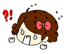 Ribbon-chan! Full stamp (sticker style) sticker #54932