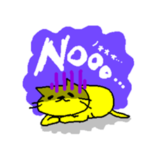 THE YELLOW CAT sticker #55657