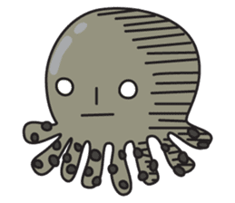 octopus 8 legs sticker #55864