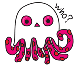 octopus 8 legs sticker #55866