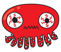 octopus 8 legs sticker #55869
