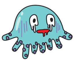 octopus 8 legs sticker #55872