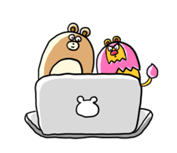 Zoo Attack!! with Asu sticker #55991