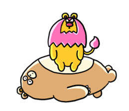 Zoo Attack!! with Asu sticker #56011