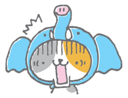 Neko-zukin(Animal hood cat) sticker #56338