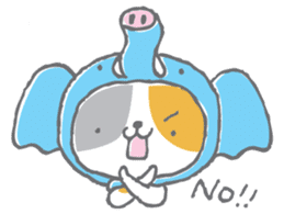 Neko-zukin(Animal hood cat) sticker #56339