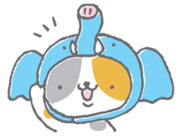 Neko-zukin(Animal hood cat) sticker #56340