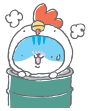 Neko-zukin(Animal hood cat) sticker #56349