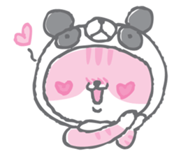 Neko-zukin(Animal hood cat) sticker #56354