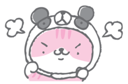 Neko-zukin(Animal hood cat) sticker #56355