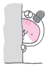 Neko-zukin(Animal hood cat) sticker #56357