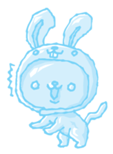 Neko-zukin(Animal hood cat) sticker #56359