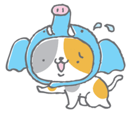 Neko-zukin(Animal hood cat) sticker #56360