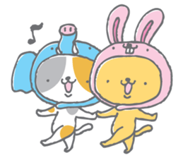 Neko-zukin(Animal hood cat) sticker #56370