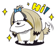 Shih Tzu Stamp sticker #56575