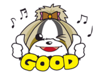 Shih Tzu Stamp sticker #56593