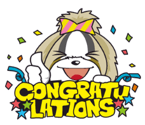 Shih Tzu Stamp sticker #56595