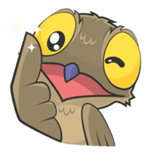 LOVELY POTOO sticker #56614