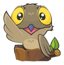 LOVELY POTOO sticker #56616