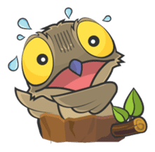 LOVELY POTOO sticker #56617