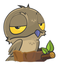 LOVELY POTOO sticker #56622