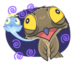 LOVELY POTOO sticker #56626
