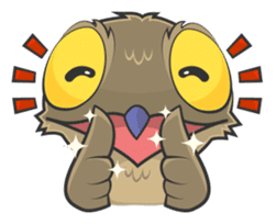 LOVELY POTOO sticker #56630
