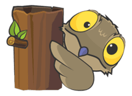 LOVELY POTOO sticker #56633