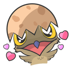 LOVELY POTOO sticker #56636