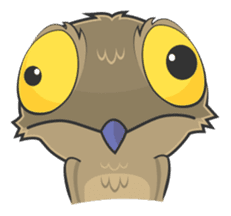 LOVELY POTOO sticker #56637