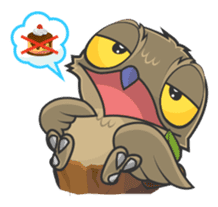 LOVELY POTOO sticker #56643