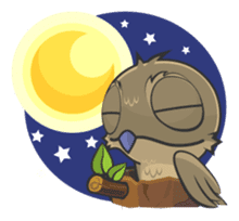 LOVELY POTOO sticker #56644