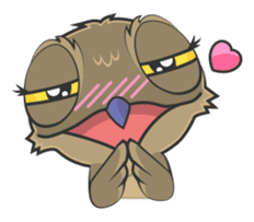 LOVELY POTOO sticker #56648