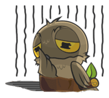 LOVELY POTOO sticker #56649