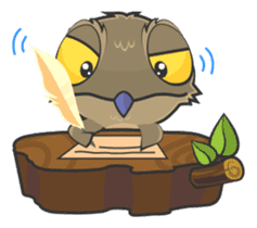 LOVELY POTOO sticker #56650