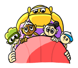 Triple Crutch sticker #56681