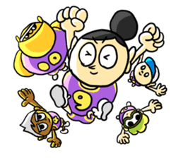 Triple Crutch sticker #56689