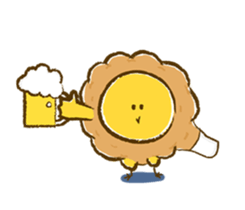 Mr.Yururi & friends sticker #56848